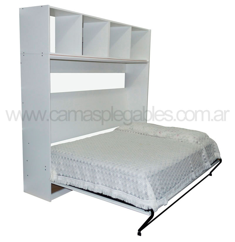 Cama plegable para colchon 2 plazas rebatible horizontal 007